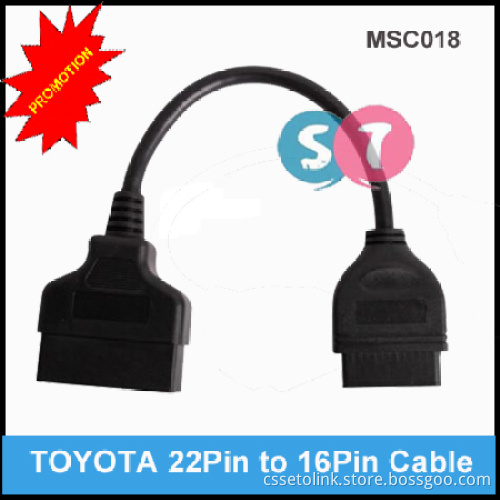 TOYOTA 22Pin to 16Pin OBD1 to OBD2 Connect Cable